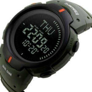 SKMEI Military Watch Compass Army Green Unisex